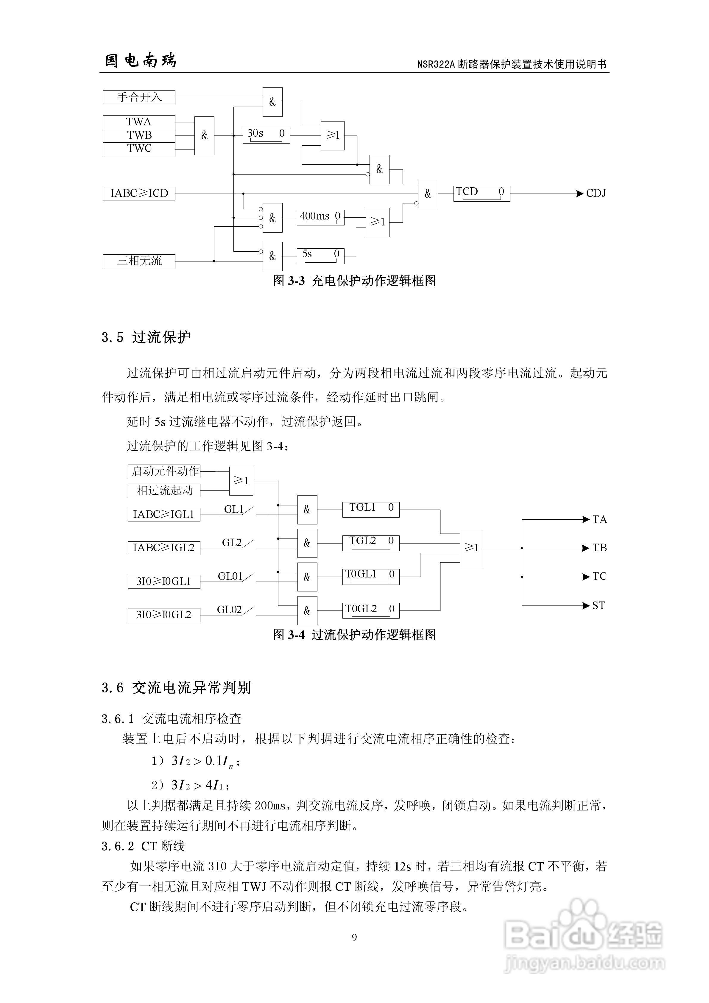 国电南瑞NSR322A断路器保护装置技术使用说明书:[2]