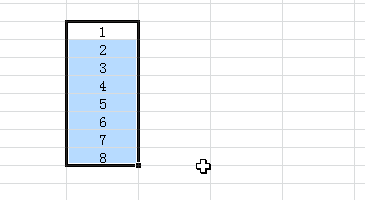 excel2010拖动鼠标自动填充序号