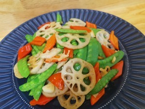 怎样做荷兰豆炒藕片
