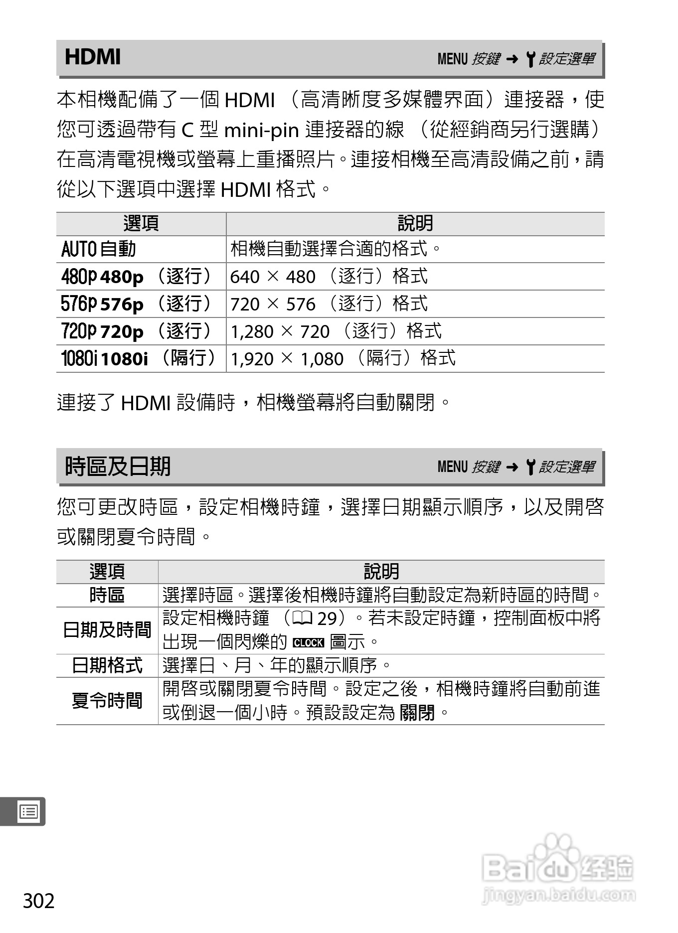 尼康D300S数码相机使用说明书:[33]