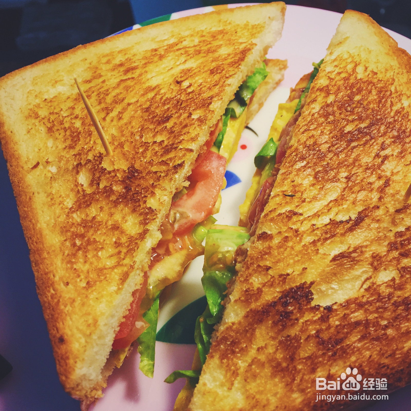 芝士火腿三明治的做法