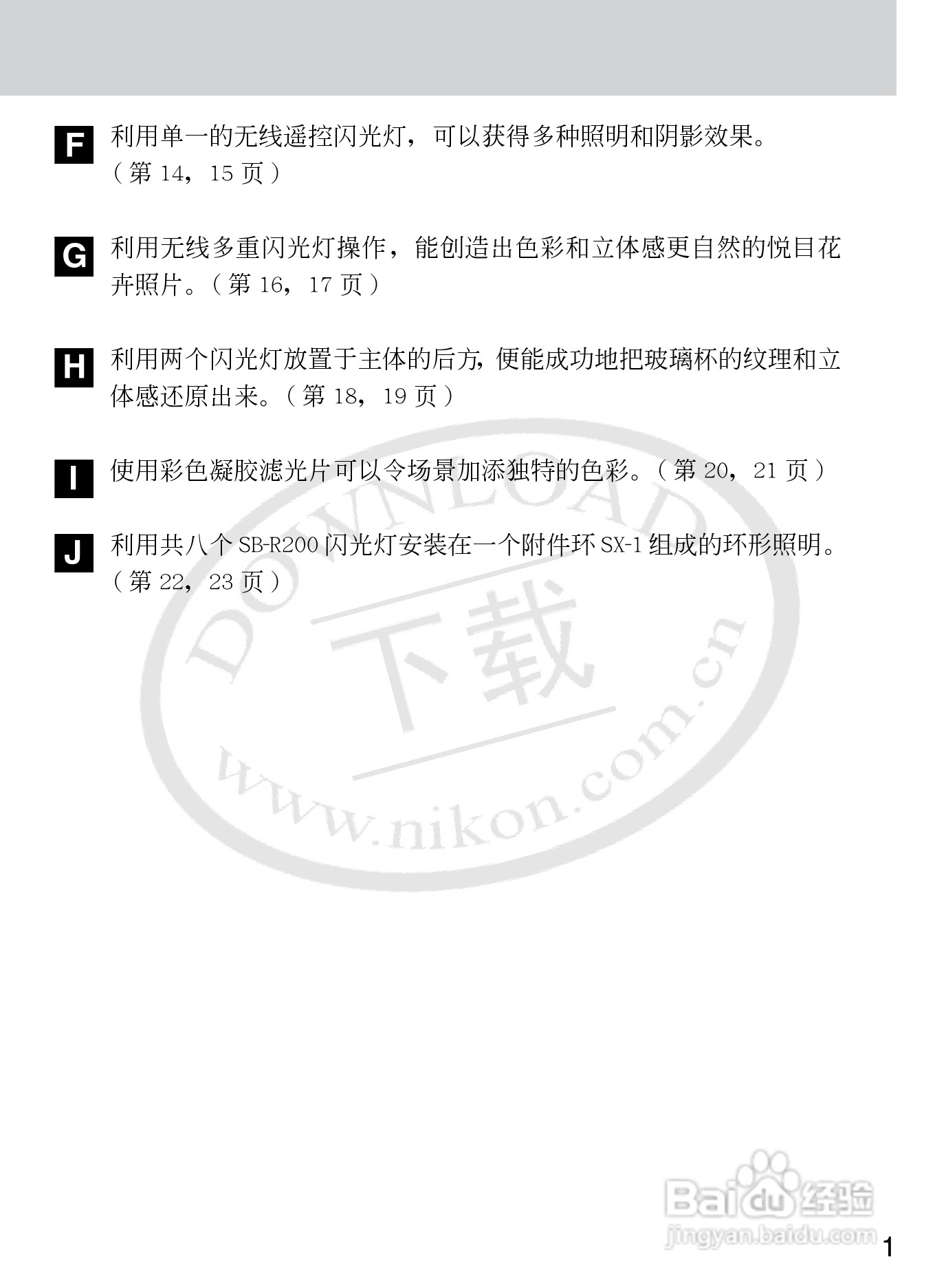 尼康SB-R200数码相机使用说明书:[1]