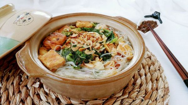 白菜豆腐粉丝虾