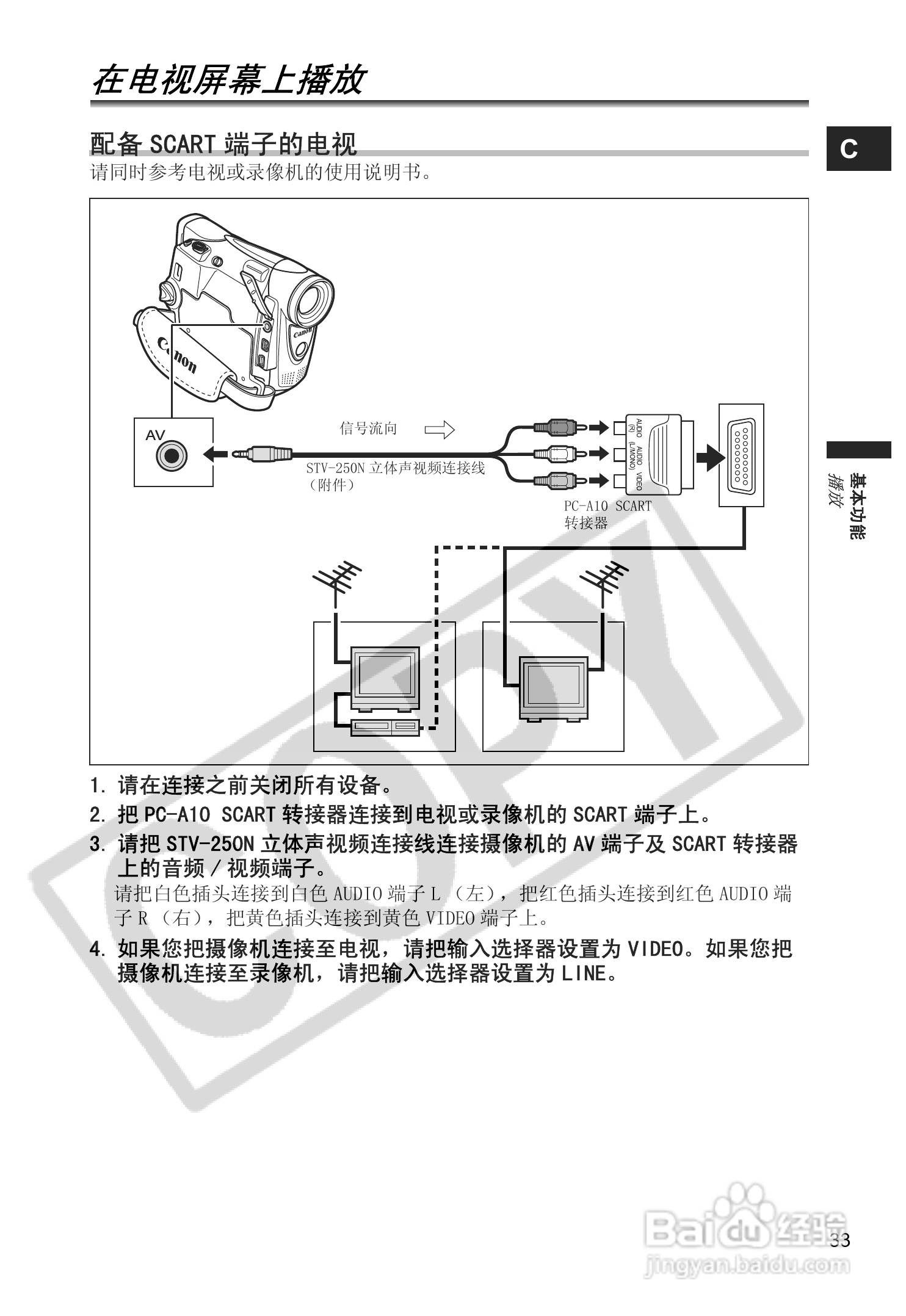 佳能MV880Xi数码摄像机使用说明书:[4]