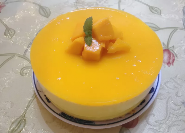免烤箱芒果慕斯