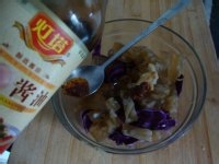 紫甘蓝辣拌肉皮冻