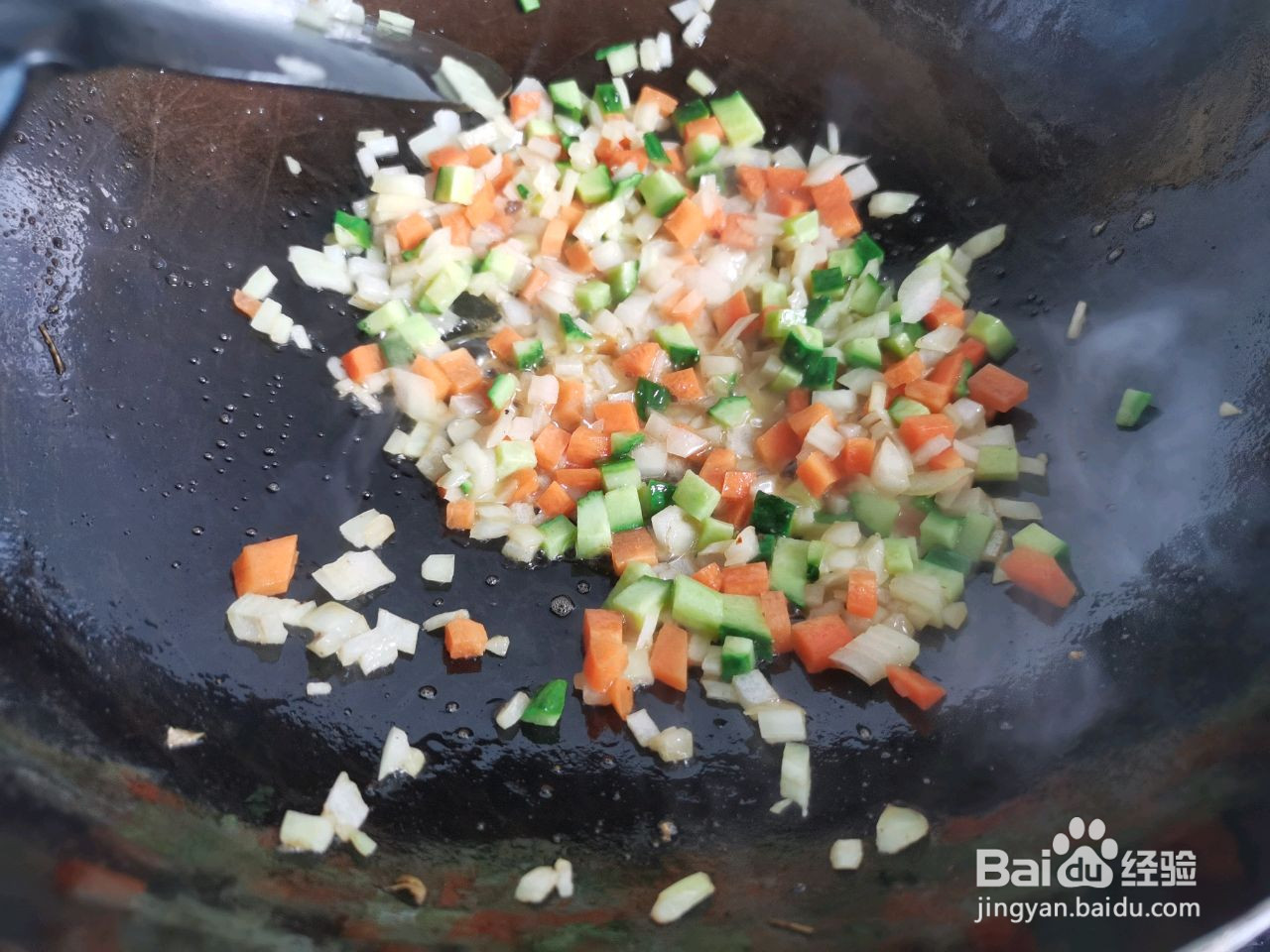 菠萝炒饭的做法