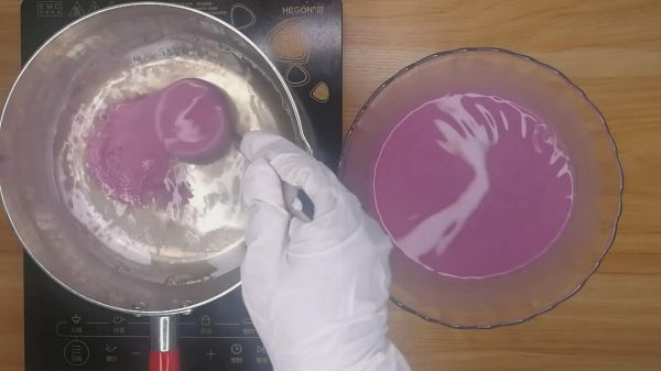 紫薯椰汁千层马蹄糕