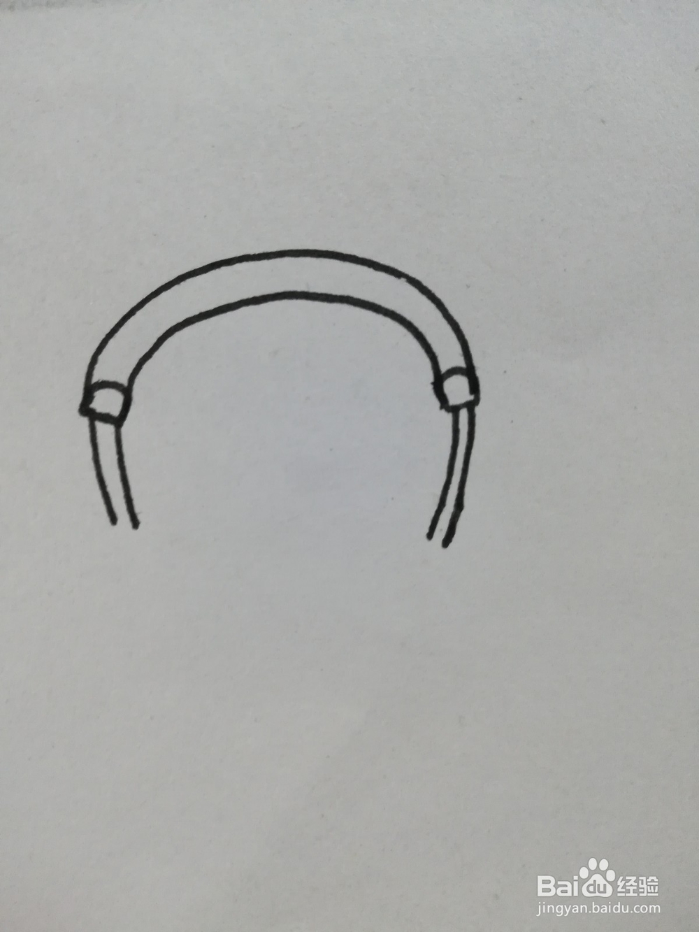 怎么画耳机的简笔画，耳机简笔画怎么画