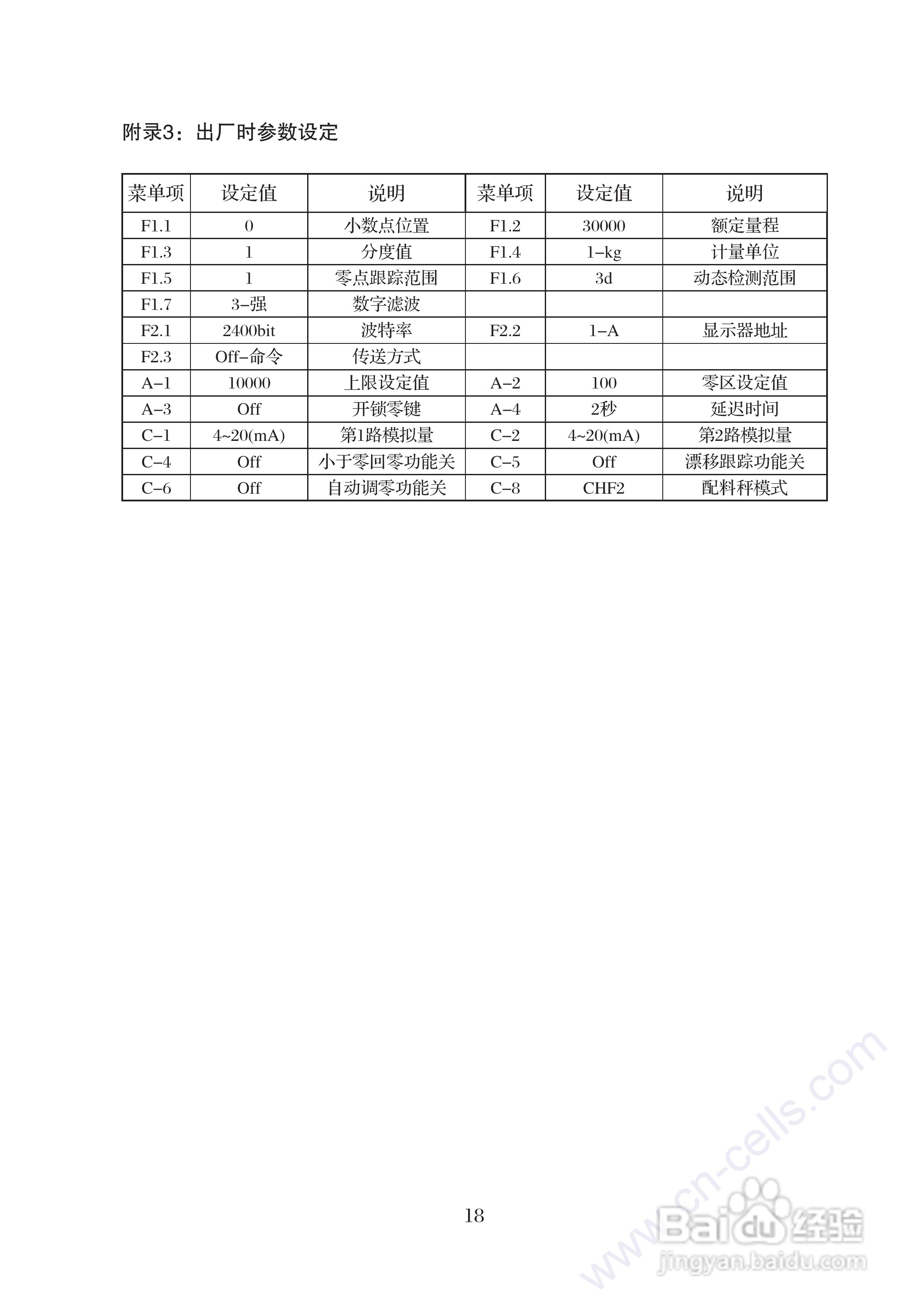 PA8110A型称重显示器使用说明书:[2]