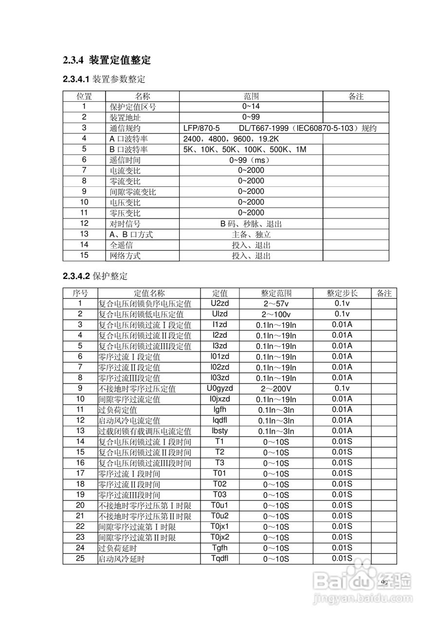 安瑞FSA-3152A备用电源自投装置技术说明书:[13]