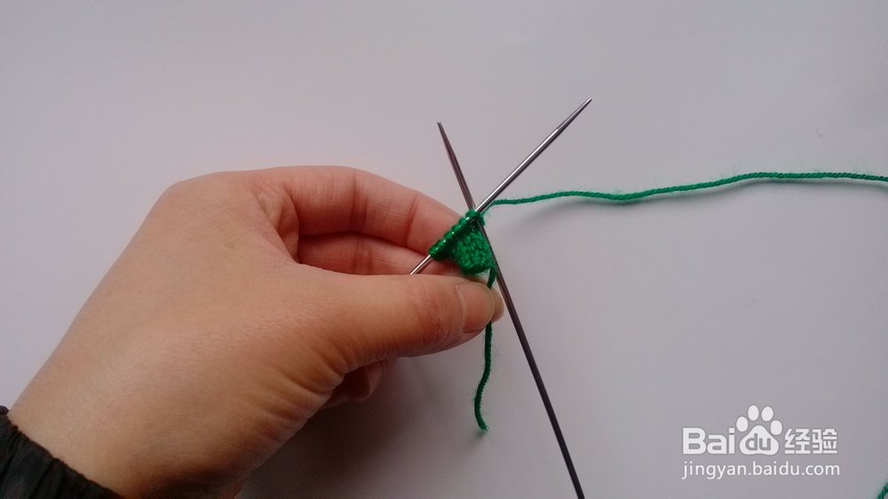 针织苹果挂件的制作