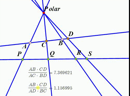用网络画板演示射影几何基本定理 交比定理 百度经验
