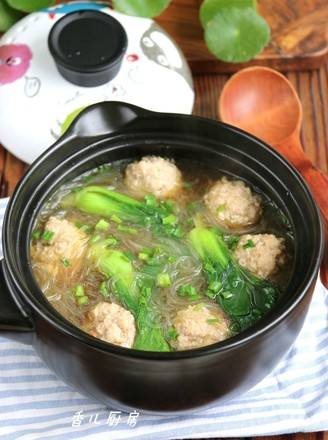 粉丝肉丸汤的做法