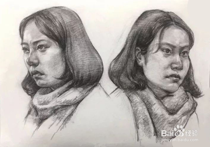 怎么样才能把女性头像素描画好