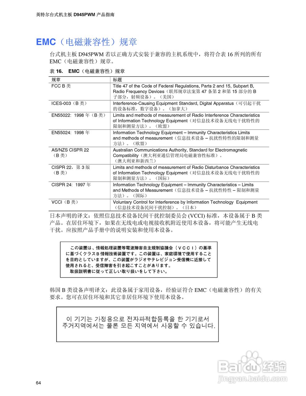 Intel D945PWM主板说明书:[7]