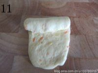 鲜奶油胡萝卜餐包的做法