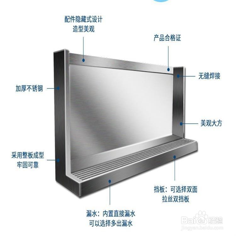 学校不锈钢小便槽制作流程