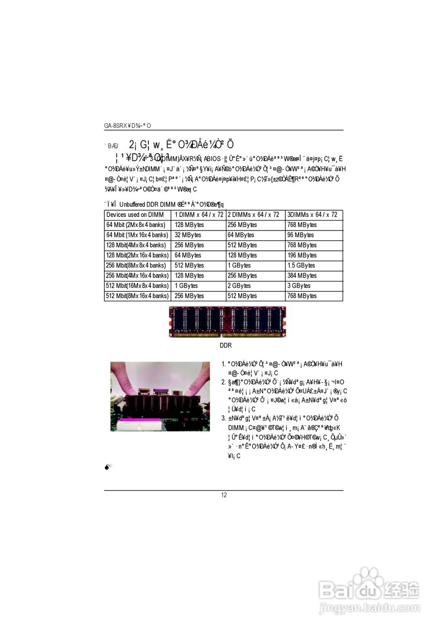 GA-8SRXP4泰坦DDR主机板中文安装使用手册:[2]