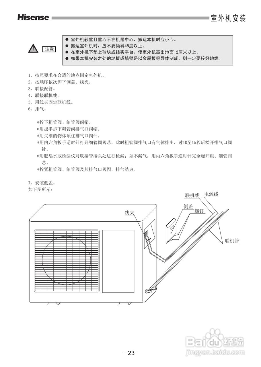 海信空调器KFR-50LW/18-2型使用说明书:[3]