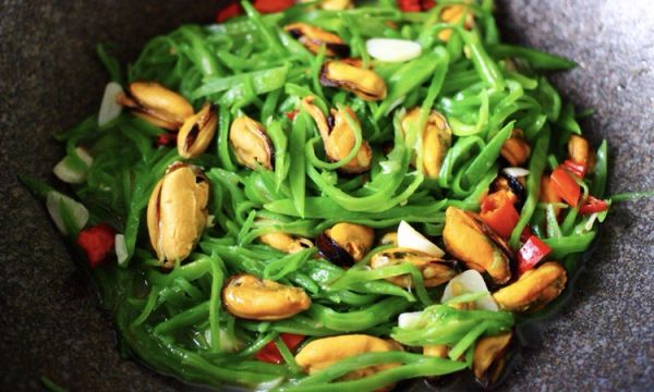 海虹爆炒芸豆丝