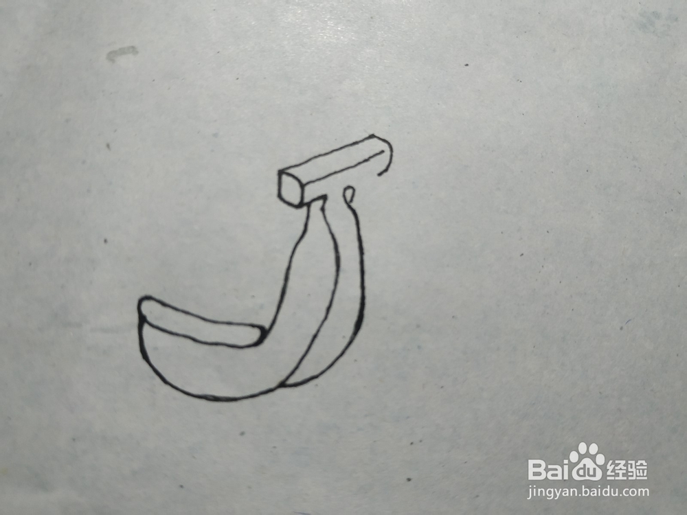 香蕉的简笔画怎么画