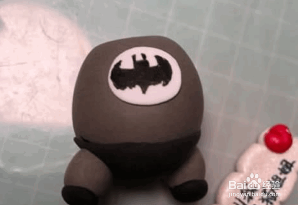 粘土卡通蝙蝠侠的简单做法
