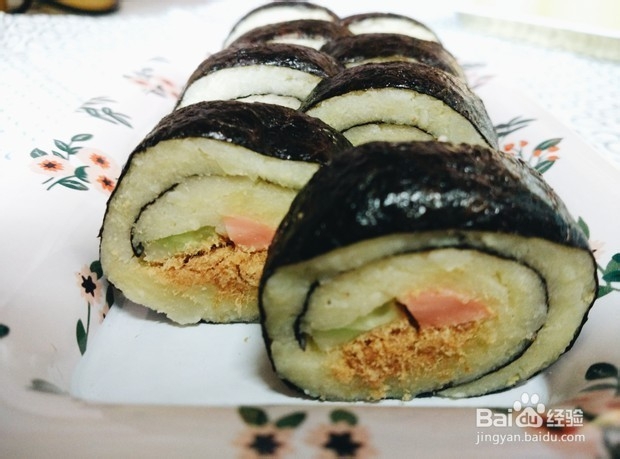 蔬菜海苔土豆卷的做法