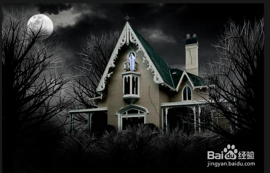 Photoshop之梦游鬼屋3
