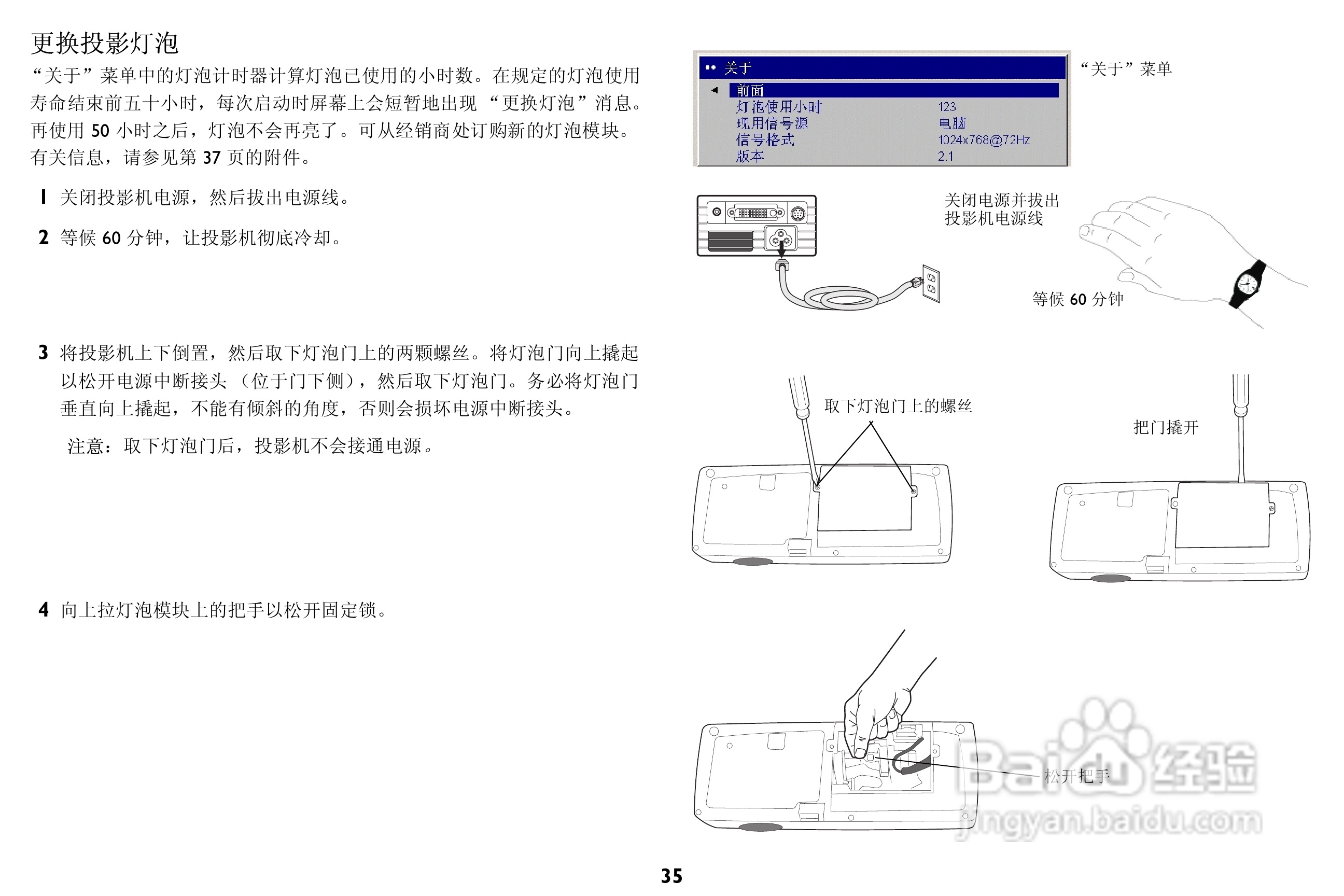 ASK Proxima M1投影机说明书:[4]