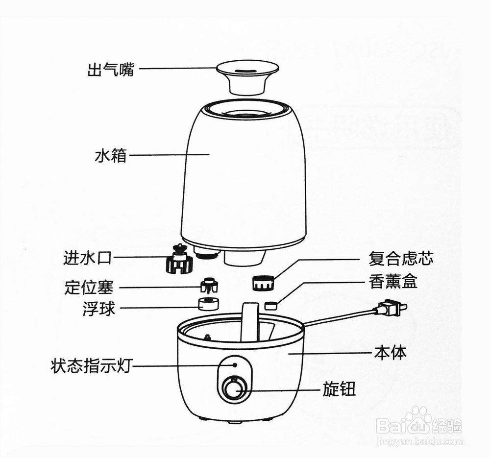 小熊加湿器安装详解