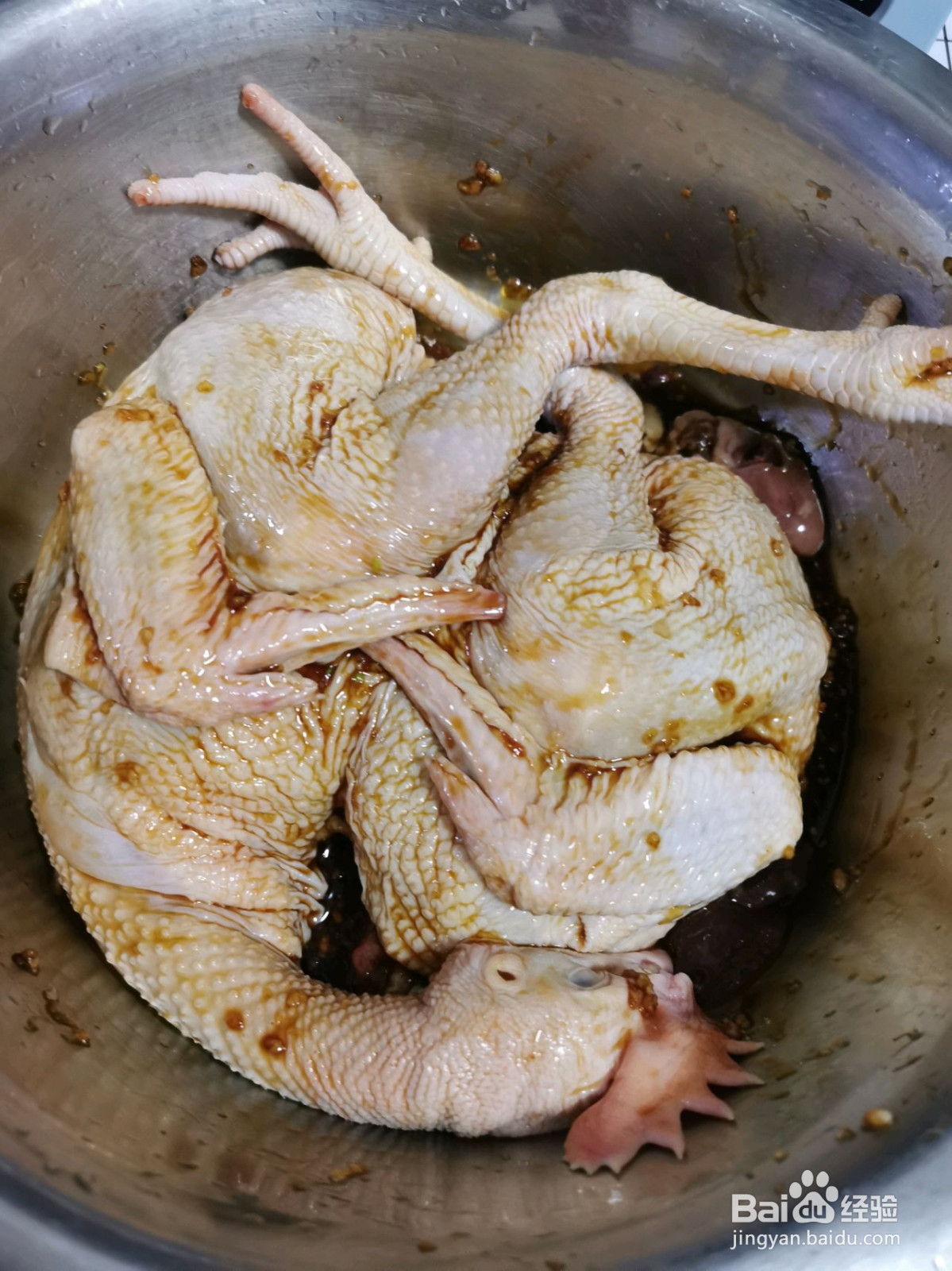 脆皮爆汁烤鸡的做法