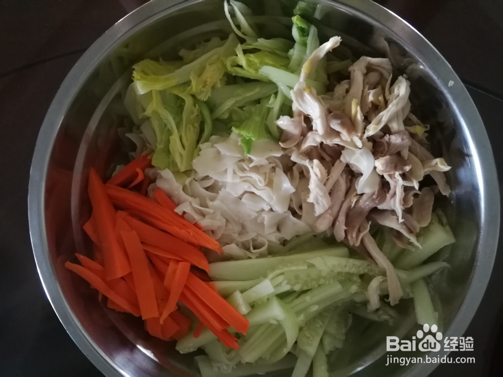 如何做好鸡丝什锦拌面