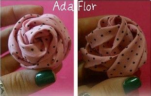 手工制作玫瑰花过程