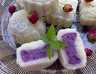 脆皮紫薯月饼做法