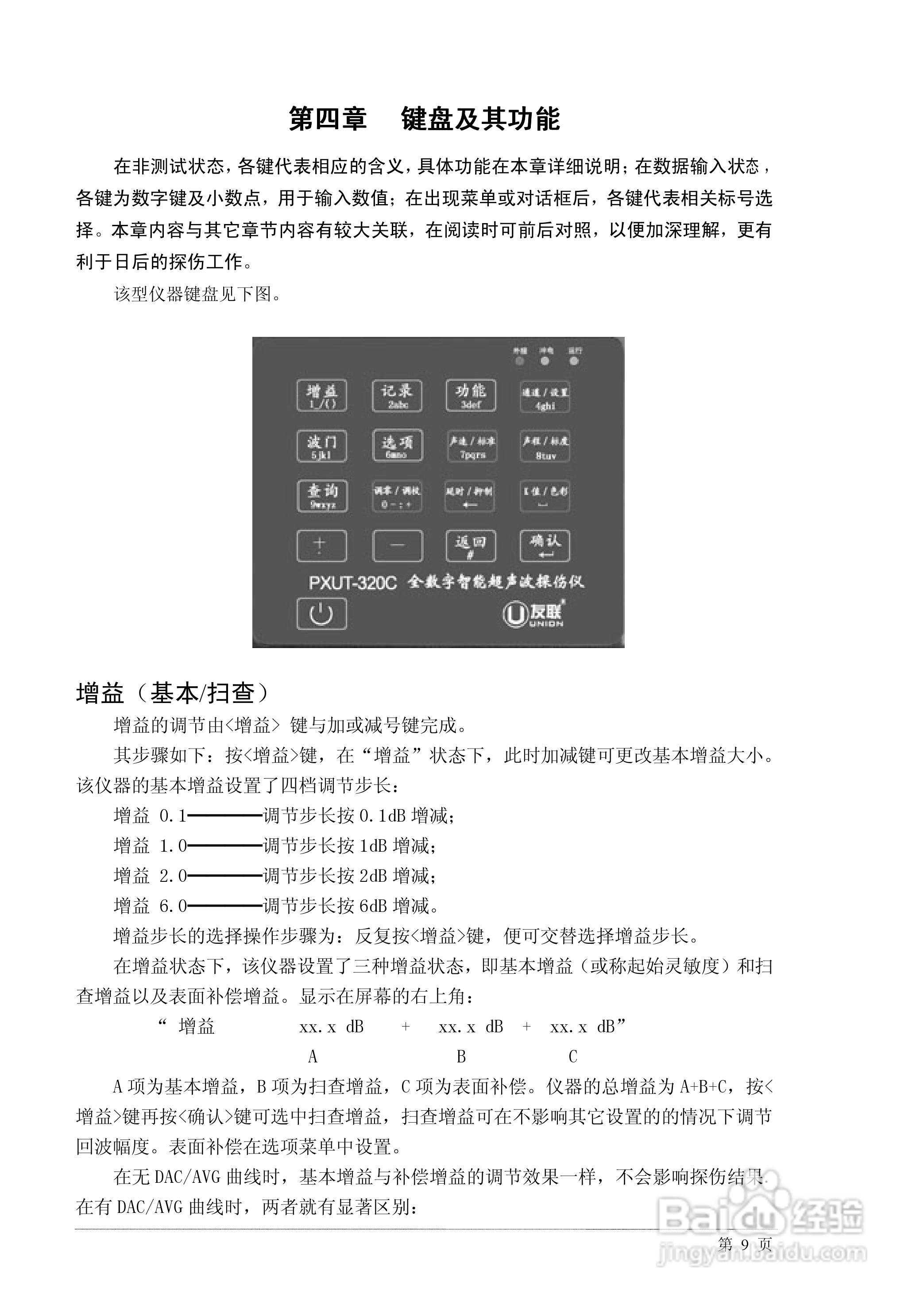 PXUT-320C全数字智能超声波探伤仪说明书:[2]