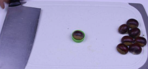 栗子怎么开十字口