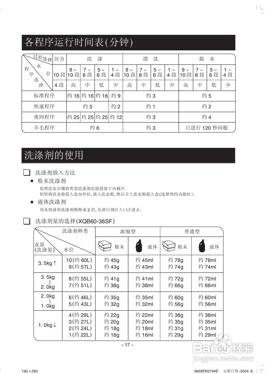 LG XQB50-178SF洗衣机使用说明书:[2]