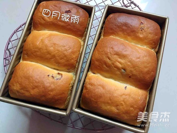 蔓越莓吐司的做法