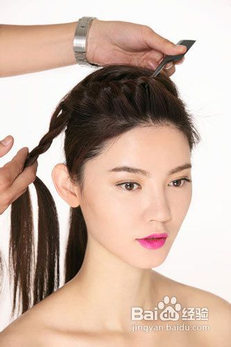 DIY明星最爱法式麻花辫