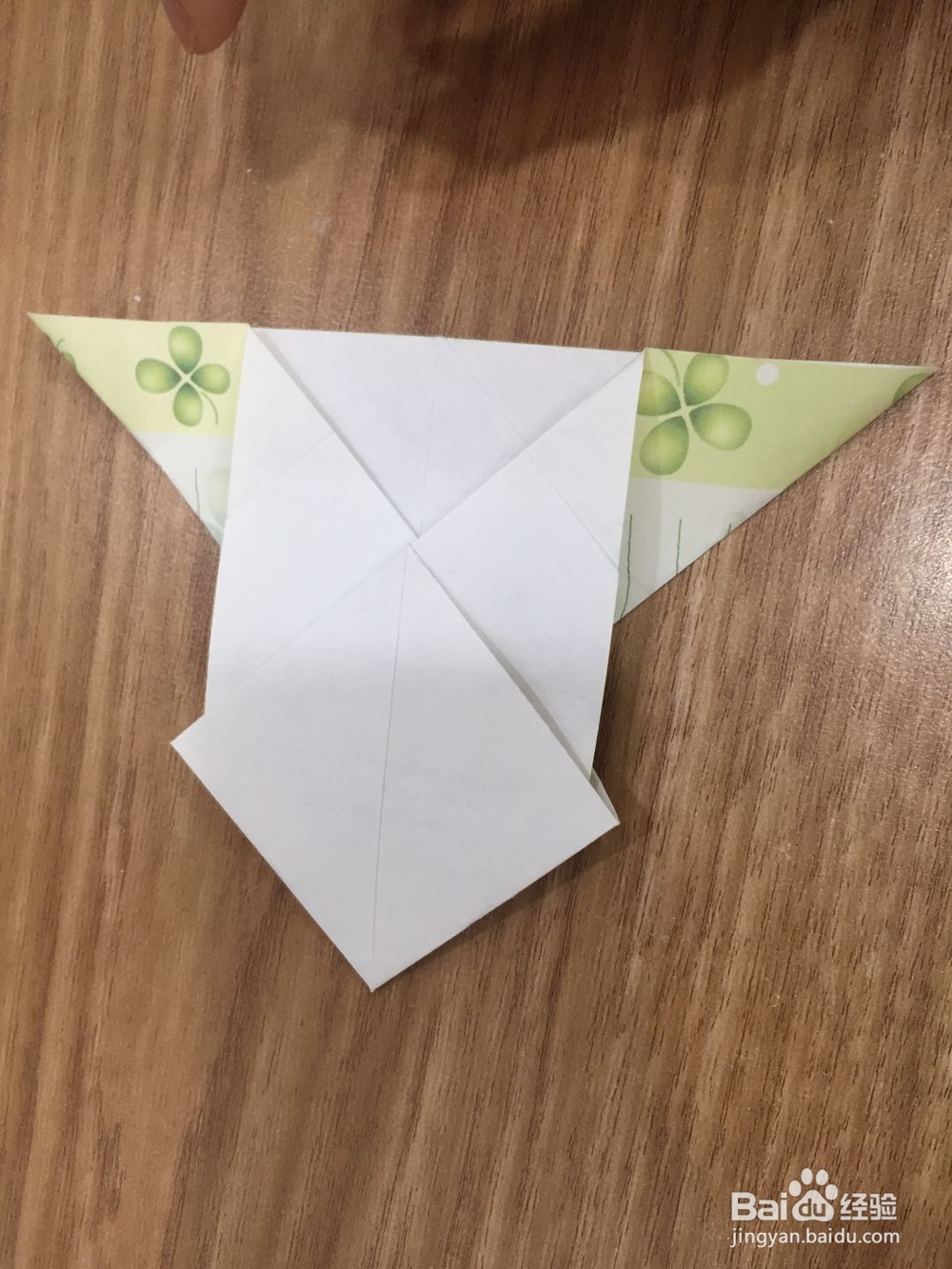 信纸花样的折法-双方形