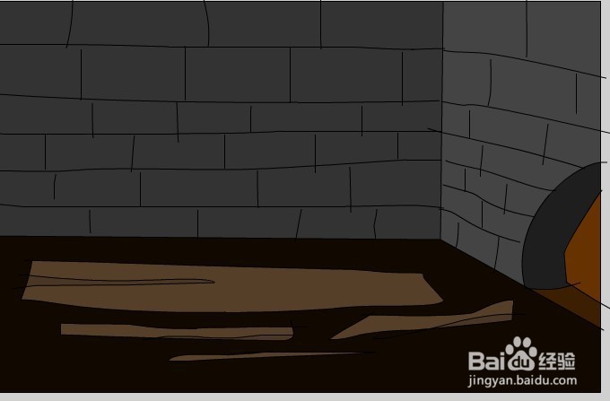 flash绘制一个地牢场景