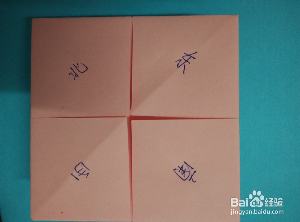 手工系列：[4]东南西北折纸