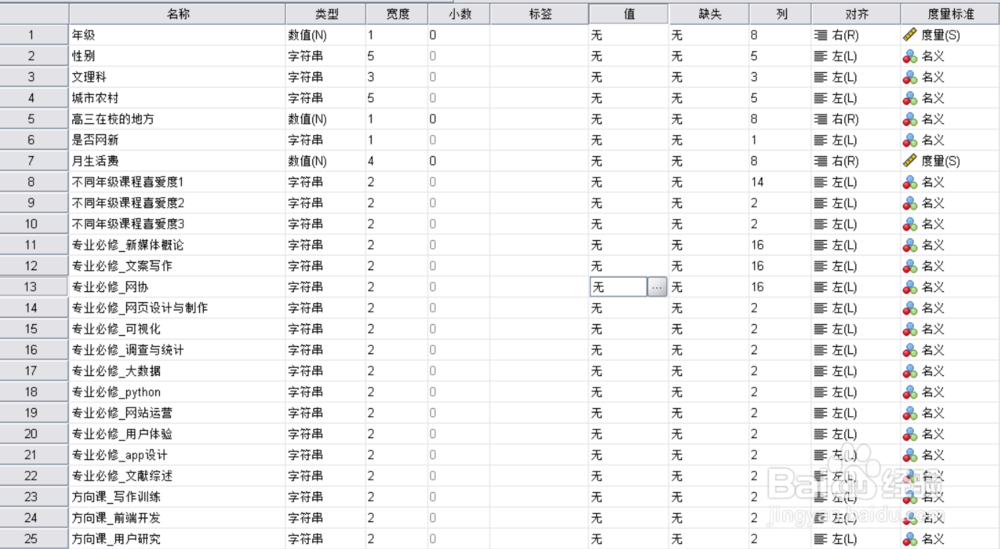 批量修改spss变量名