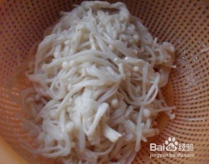 关于好大大的捞汁金针菇做法