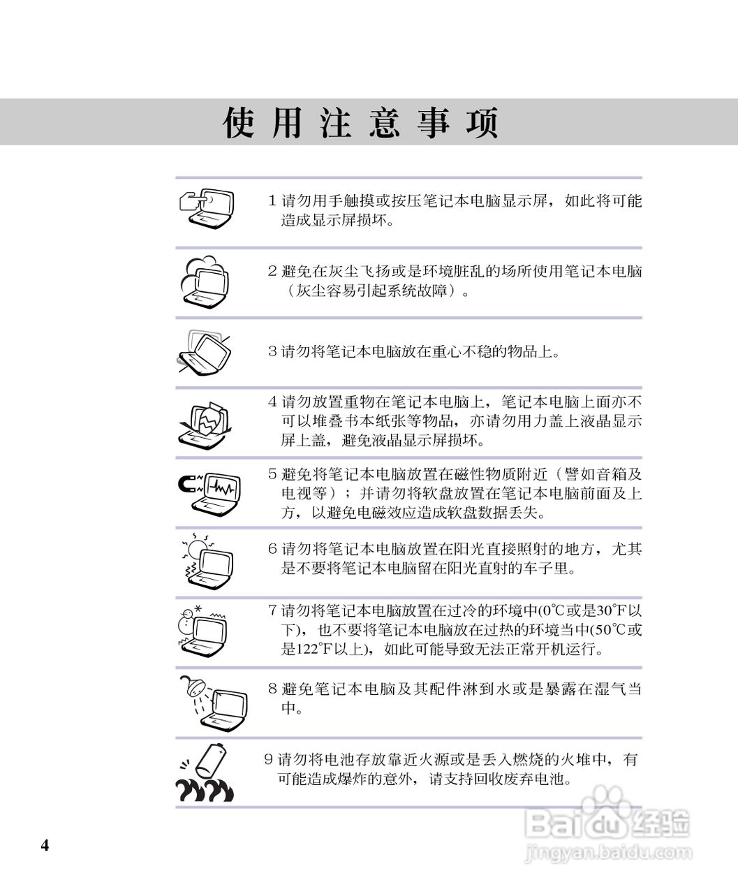 华硕A3系列笔记本电脑使用说明书:[1]