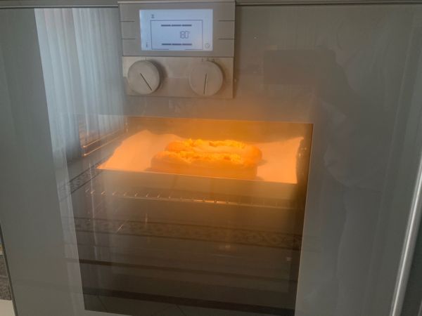 培根蘑菇法棍披萨