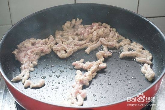 青椒肉丝的做法