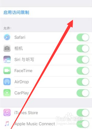 iPhone怎么关闭App内购买项目