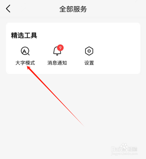 安卓版有柿如何开启大字模式